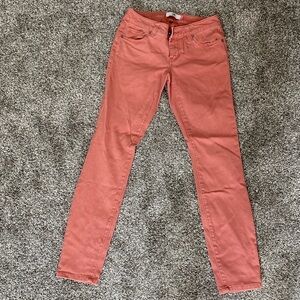 Cabi light pink cropped jeans size 2